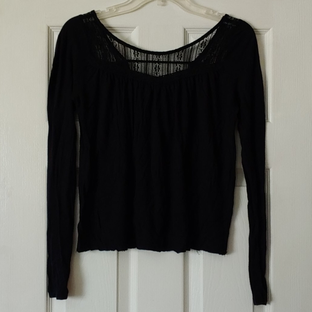 Long-Sleeved Cotton Blouse  (Picture #2 is of front. Picture #3 is of back.)